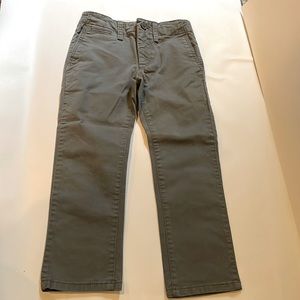 Gap kids gray khaki casual dress pants, size 5 regular